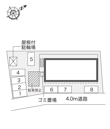 ★手数料０円★仙台市若林区二軒茶屋　月極駐車場（LP）